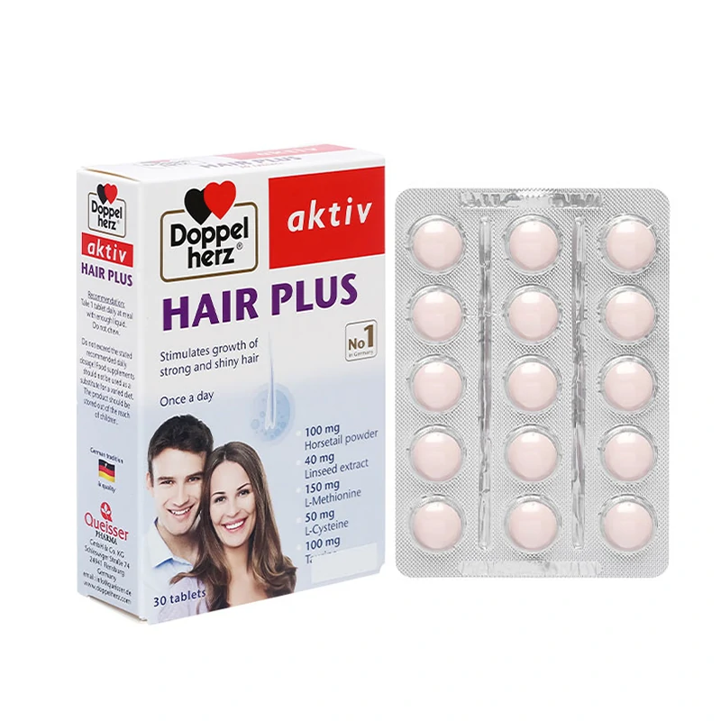Viên uống giảm rụng tóc Doppelherz Aktiv Hair Plus
