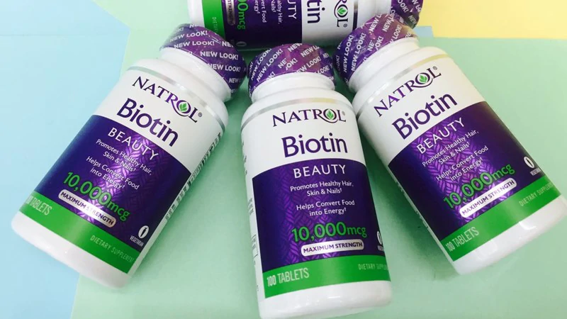 Viên uống mọc tóc Natrol Biotin